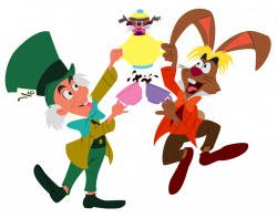 Mad Hatter, March Hare, Dormouse by Tewateroniakwa on DeviantArt