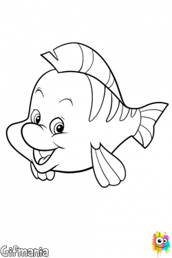 Flounder #flounder #thelittlemermaid #disney #drawing | Rock ...