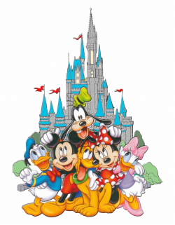 Fab 6 Castle - Disney Characters Transparent Background Free ...