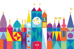 It's a Small World Backdrop Small World Birthday by ...