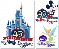 First Look at Magic Kingdom 45th Anniversary Merchandise ...