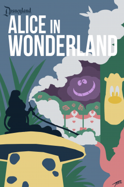 Ten Disneyland Minimalist Posters Insipired By Classic Dark ...