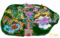 Map Of Disneyland In California - Town-Seek.Com