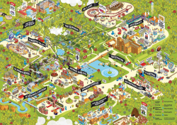 Theme Park Map Design | Theme park map, Map design, Parking ...
