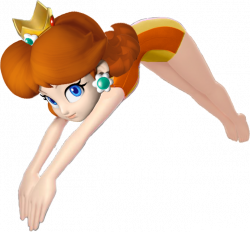Diving Princess Daisy at the Olympic Games by CaitlinTheStarGirl on ...