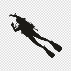 Scuba diving Underwater diving Free-diving , Silhouette ...