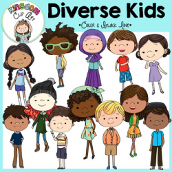 Diverse Kids Clipart Worksheets & Teaching Resources | TpT