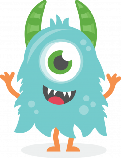 Cute Halloween Monster Clipart - 2018 Clipart Gallery