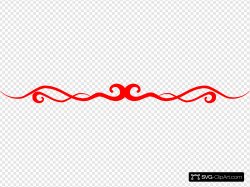 Red Heading Flourish Divider Clip art, Icon and SVG - SVG ...