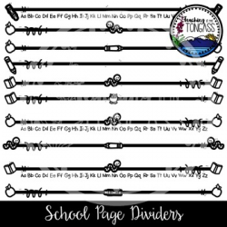 School Dividers Clipart