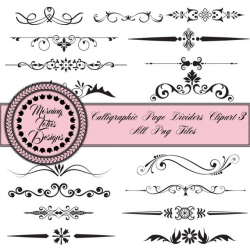 Page divider clipart,Text Divider Clipart,Decorative ...