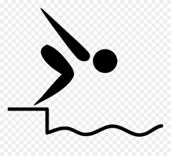 Diving, Diver, Girl, Sport, Pool, Logo, Pictogram - Swimming ...