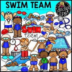 Swim Team Clip Art {Educlips Clipart}
