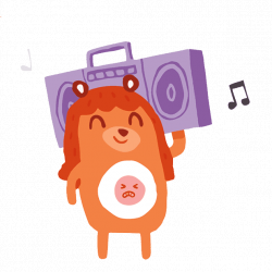 Beat Box Band Sticker by Macmillan Kids for iOS & Android | GIPHY