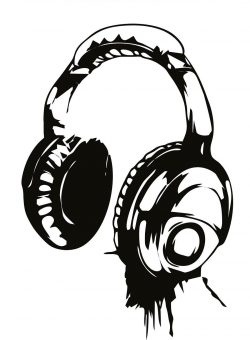 Dj Headphones Drawing | Free download best Dj Headphones ...