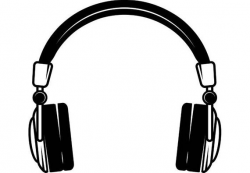 Headphones #2 Music Sound Wave Listening Wireless Bluetooth Dj Stereo  Equipment Studio Headset .SVG .PNG Clipart Vector Cricut Cut Cutting