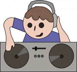 Clipart - DJ Man