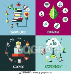 Vector Illustration - Science, medicine, biology and ...