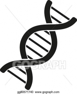 EPS Illustration - The dna icon. genetics and medicine ...