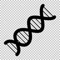 The Dna Sign. Flat Style Icon On Transparent Background ...