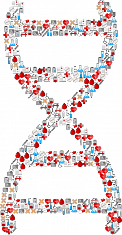 Clipart - Medical Icons DNA Helix