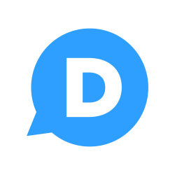 File:Disqus d icon official - blue on transparent background.png ...