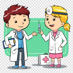 Cartoon Physician , Doctor cartoon illustration transparent ...