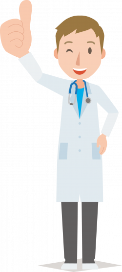 Cartoon Icon - A thumbs up male doctor 1324*2948 transprent Png Free ...