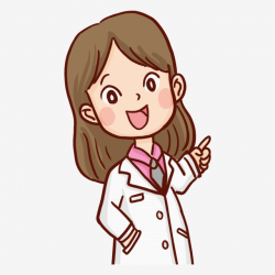Cartoon Female Doctor Character Free Material, Cute Girl ...