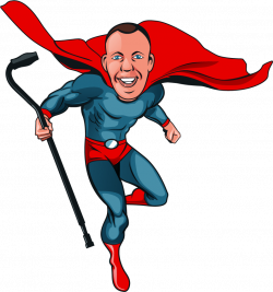 Super Hero With A Cane | Mike O'Grady - Super Hero With A Cane