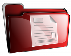 Folder icon red document Icons PNG - Free PNG and Icons Downloads