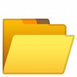 Open file folder Icon | Noto Emoji Objects Iconset | Google