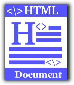 Public Domain Clip Art Image | HTML file icon | ID: 13935580815489 ...
