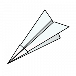 Paper Airplane Race Clipart
