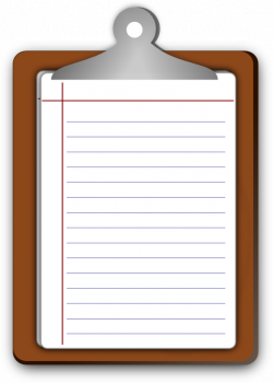 Writing Pad Clipart | i2Clipart - Royalty Free Public Domain Clipart