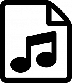 File-music File Document File-song File-audio Svg Png Icon Free ...