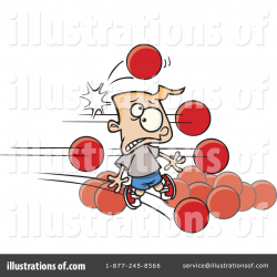 Dodgeball Clipart #443565 - Illustration by toonaday