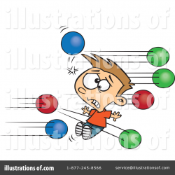 Dodgeball Clipart #1082946 - Illustration by toonaday