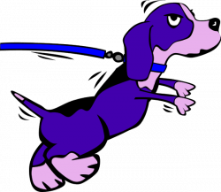 Purple Dog Clipart