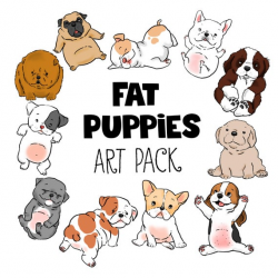 Dog Clipart, Printable, Instant Download, Digital Clipart, Planner  Stickers, Printable Artwork, Planner Clipart, Digital Art, French Bulldog