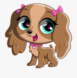 Pets Clipart Dog Lick - Littlest Pet Shop Cartoon Dog ...