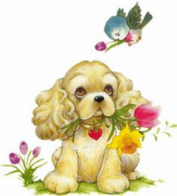 Free Spring Dogs Cliparts, Download Free Clip Art, Free Clip ...
