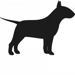 Bull Terrier Silhouette at GetDrawings.com | Free for personal use ...