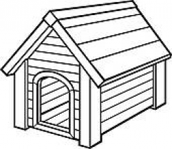 Dog House Clipart Black And White | Clipart Panda - Free ...