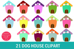 21 Cute Dog House Clipart-Cliparts of Dog House