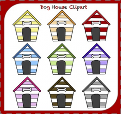 Dog House Clipart / Dog Clipart / Animal Clipart