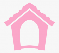 Pink Dog House - Dog Icons Pink Png , Transparent Cartoon ...