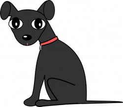 Black dog clipart - Clipart Collection | Download lab dog clipart ...