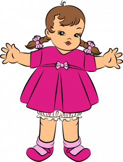 Pink Doll Clipart