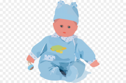 Child Cartoon clipart - Doll, Illustration, Blue ...